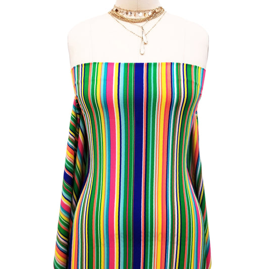 P-706-586-KELLY-GREEN-YELLOW - PRINTED CREPE CHIFFON 97% POLY 3% SPANDEX