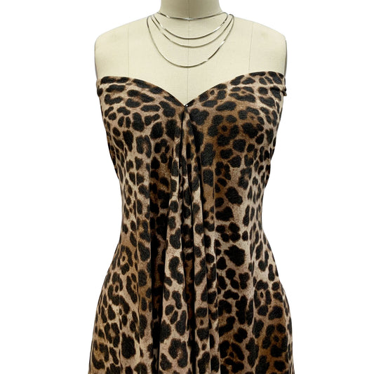 P-801-506-BLACK-CHOCO-PRINTED FRENCH TERRY 63%POLY 33%RAYON 4% SPANDEX