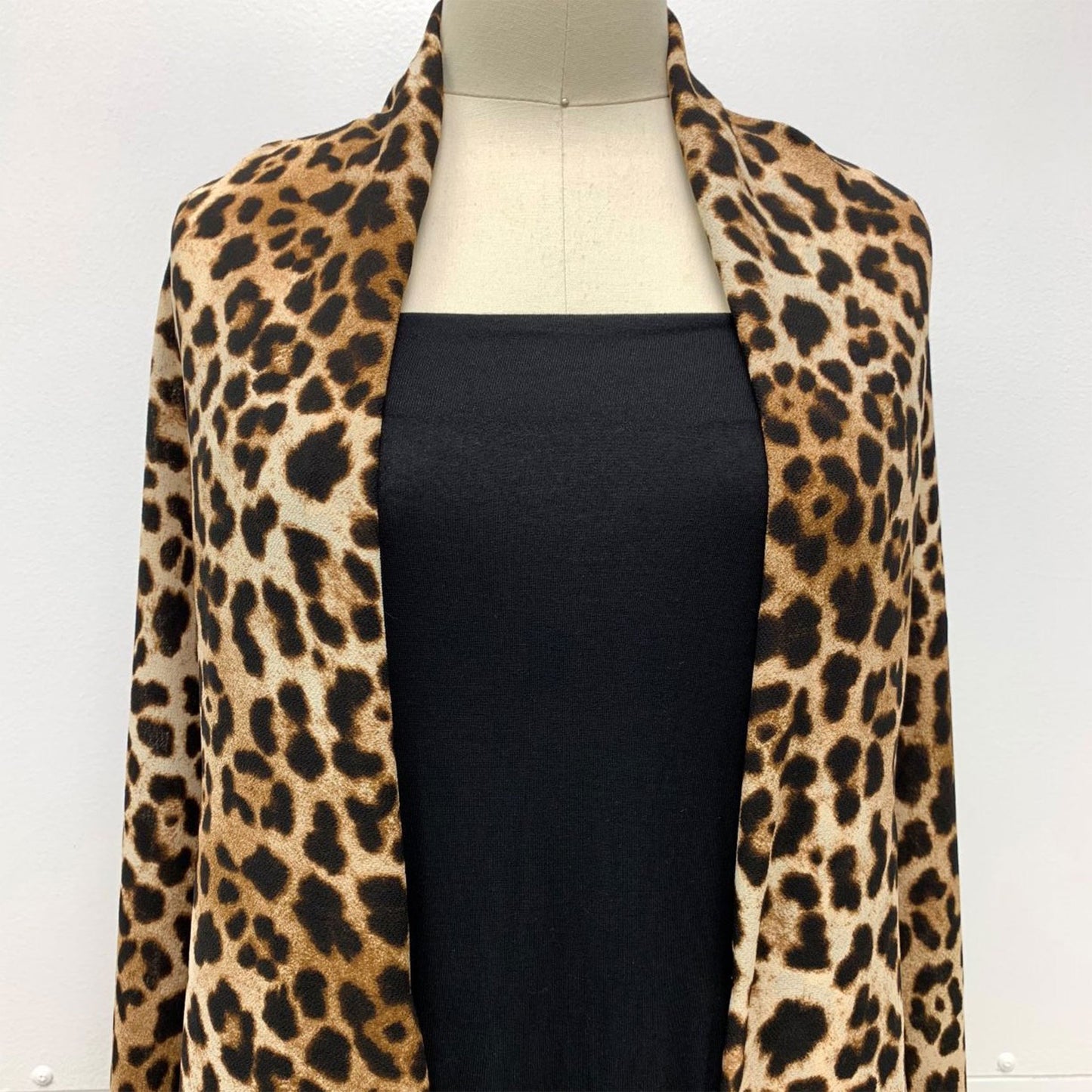 P-801-586-BLACK-CHOCO - PRINTED CREPE CHIFFON 97% POLY 3% SPANDEX