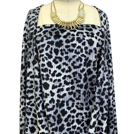 P-801-772-BLACK-GREY - 95% POLY 5% SPANDEX VELVET BURNT-OUT RIB