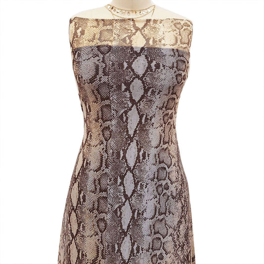 P-954-453-OFFWHITE-CAMEL - PRINTED POLY POWER MESH 92%POLY 8%SPANDEX