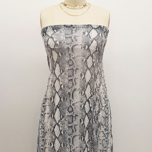 P-954-453-OFFWHITE-GREY - PRINTED POLY POWER MESH 92%POLY 8%SPANDEX