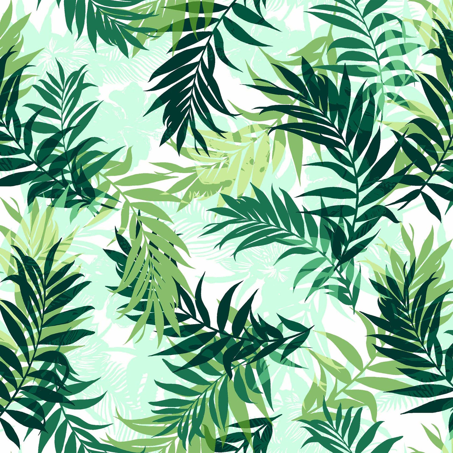 P-965-504-OFFWHITE-GREEN - PRINTED WOOL DOBBY 100% POLYESTER