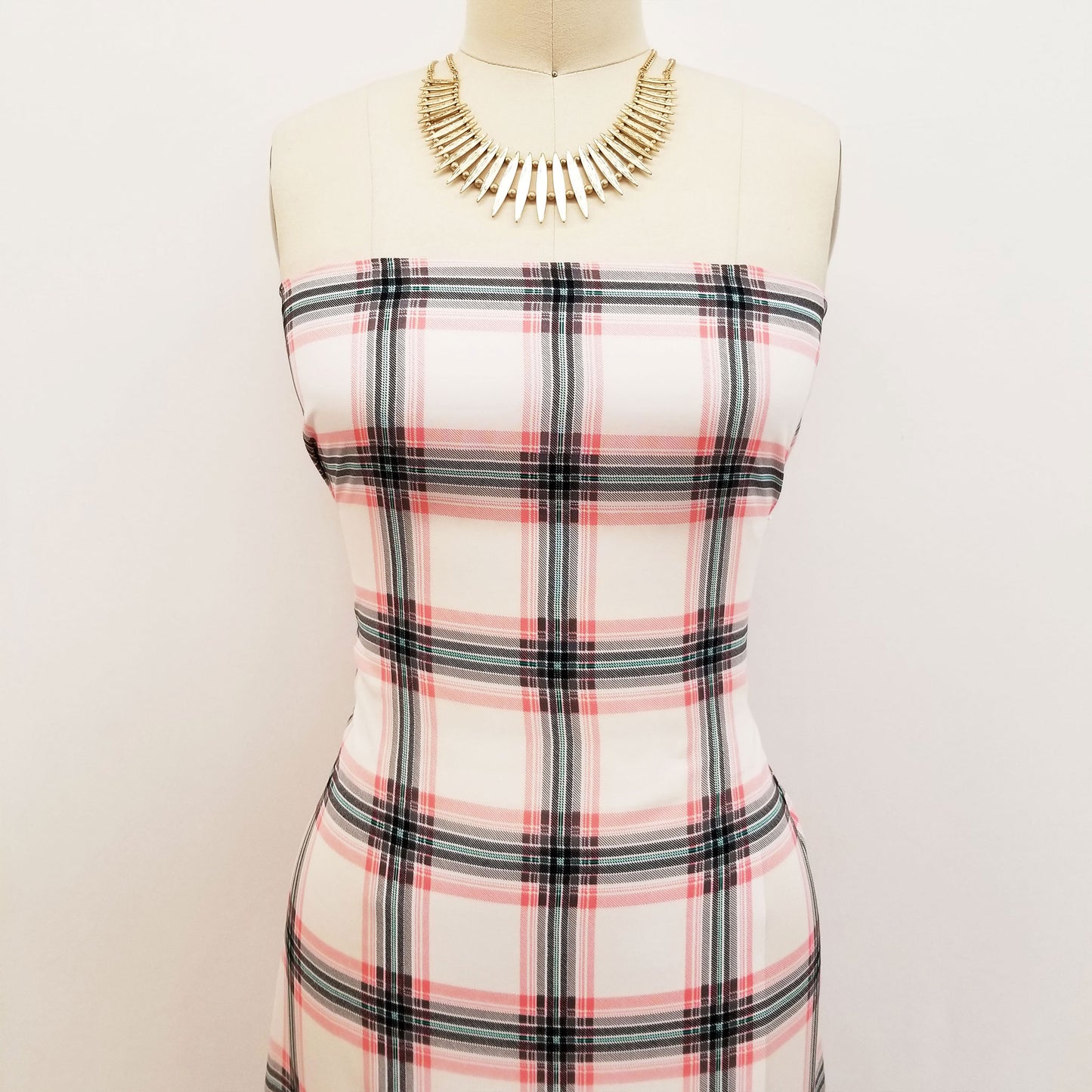 PD-242-D734-OFF-WHITE-CORAL - PRINT WOOL PEACH 100% POLYESTER