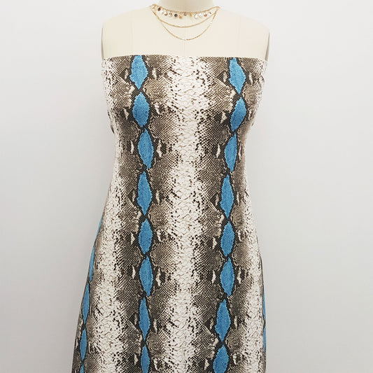 PD-726-668-BROWN-BLUE - PRINTED DTY 92% POLY 8% SPANDEX DTY DOUBLE SIDED BRUSH