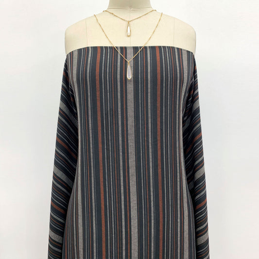 PD-733-734-BLACK-BRICK - PRINT WOOL PEACH 100% POLYESTER