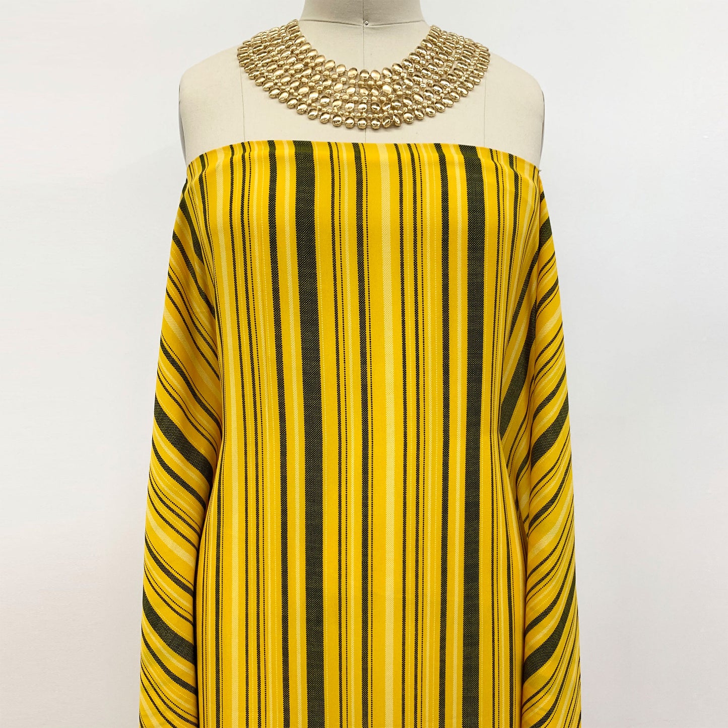 PD-733-734-GOLDEN-MUSTARD-NAVY - PRINT WOOL PEACH 100% POLYESTER