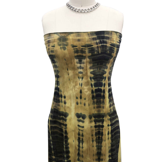 PT-2410-668-LIME-BISCUIT-BLACK - HAND TIE DYE 92%POLY 8%SPANDEX DTY DOUBLE SIDED BRUSH