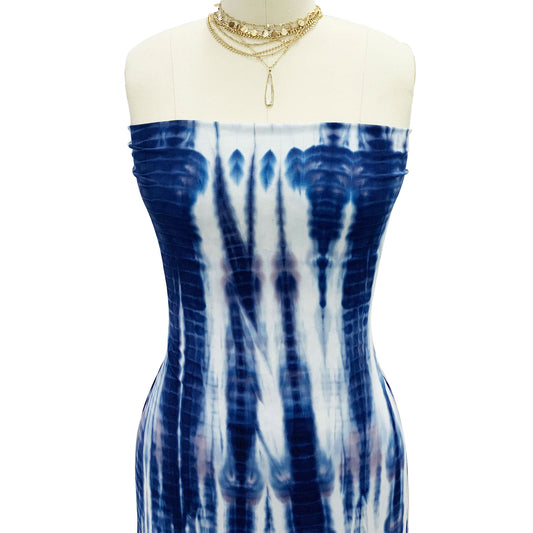 PT-812-668-NAVY - HAND TIE DYE 92%POLY 8%SPANDEX DTY DOUBLE SIDED BRUSH