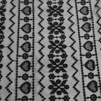 522-LACE 100% NYLON EMBROIDERED