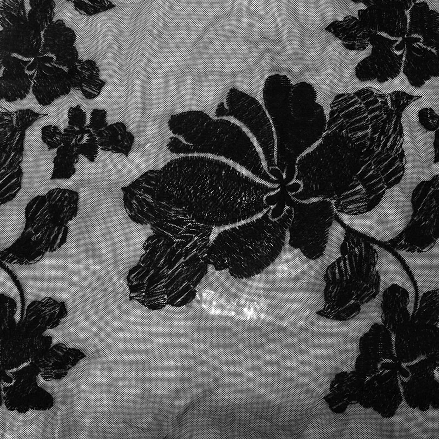 541-LACE EMB NYLON COTTON
