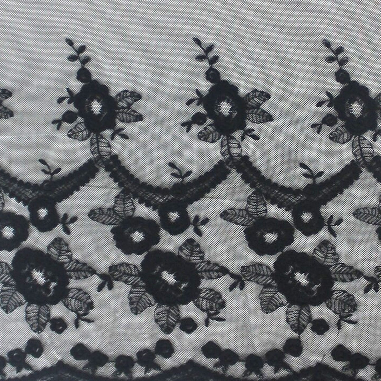 564-LACE EMB 100% NYLON COTTON EMBROIDERED