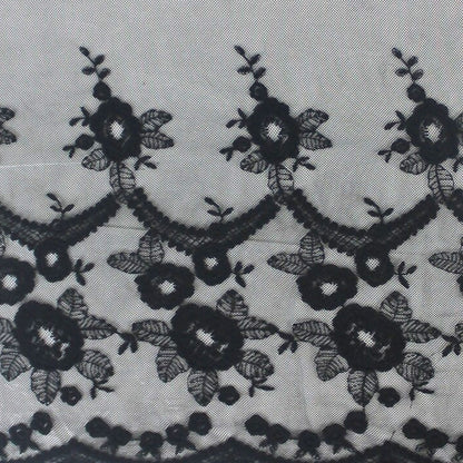 564-LACE EMB 100% NYLON COTTON EMBROIDERED