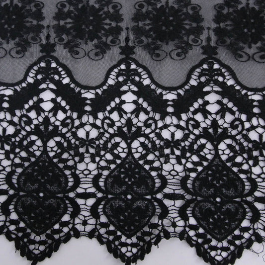 565-LACE EMB 100% NYLON COTTON EMBROIDERED