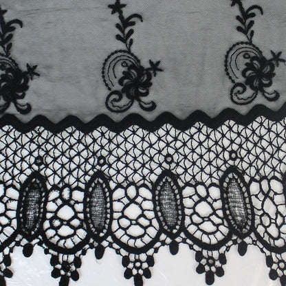 571-LACE EMB 100% NYLON COTTON EMBROIDERED