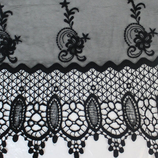571-LACE EMB 100% NYLON COTTON EMBROIDERED