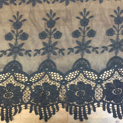 572-LACE 100% NYLON EMBROIDERED