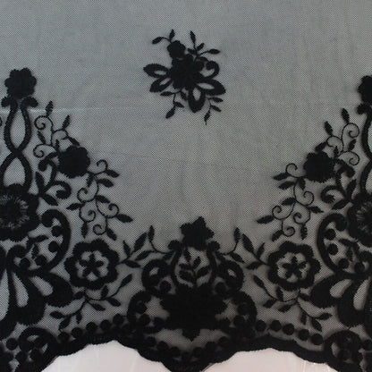 574-LACE EMB 100% NYLON COTTON EMBROIDERED