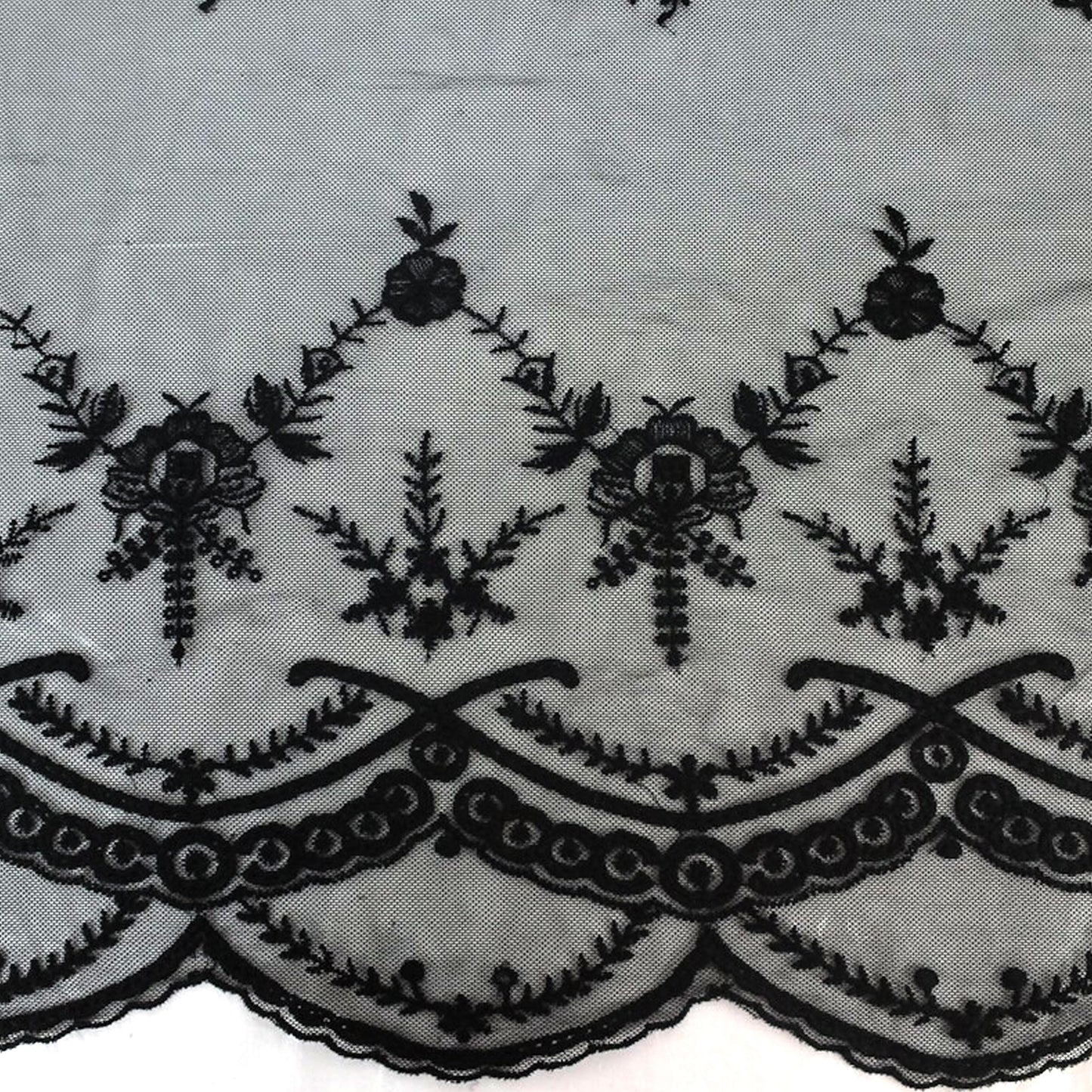 575-LACE 100% NYLON EMBROIDERED