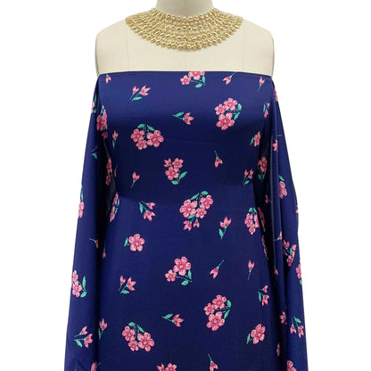 DP-10004-455-NAVY-FUCHSIA - PRINTED SATIN WASH