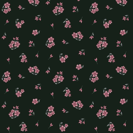 DP-10004-RIND-BLACK-RED - PRINTED RIND CREPE SP 100% POLYESTER