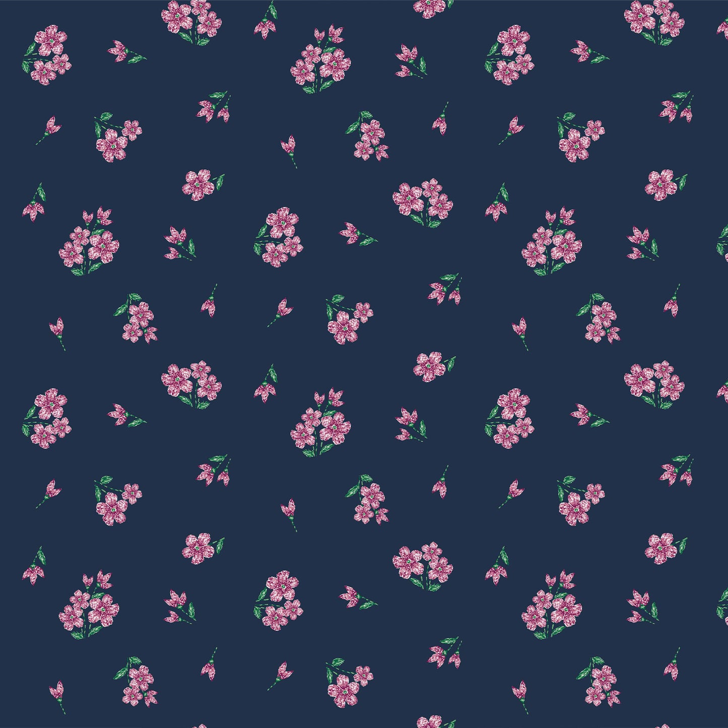 DP-10004-RIND-NAVY-FUCHSIA - PRINTED RIND CREPE SP 100% POLYESTER
