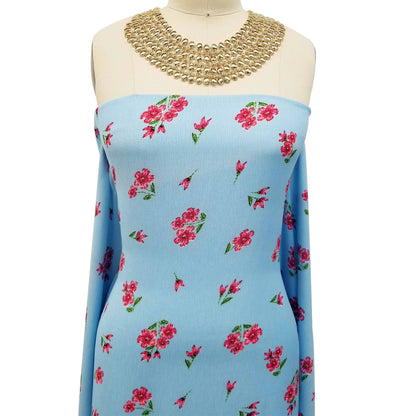 DP-10004-RIND-SKY-RED - PRINTED RIND CREPE SP 100% POLYESTER