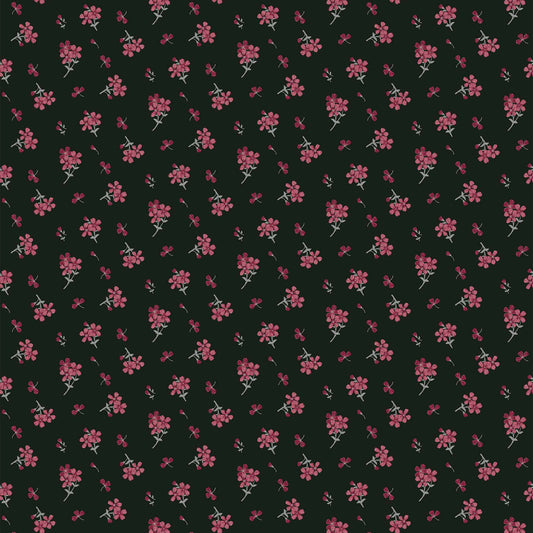 DP-10005-504-BLACK-RED - PRINTED WOOL DOBBY 100% POLYESTER