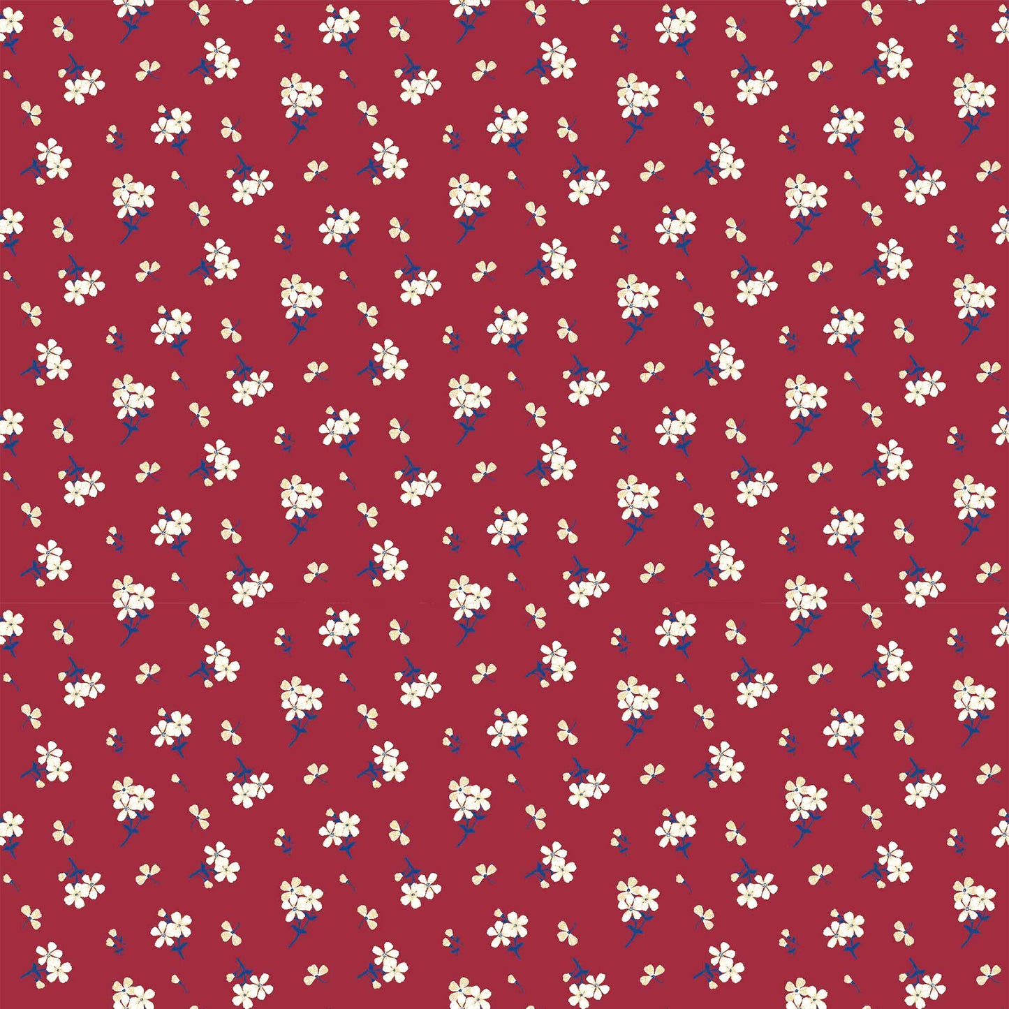 DP-10005-504-RUBY-CAMEL - PRINTED WOOL DOBBY 100% POLYESTER