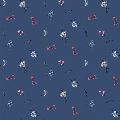 DP-10008-502-DENIM-STEEL-MINT - PRINTED 100% POLY CHELSEA CHIFFON