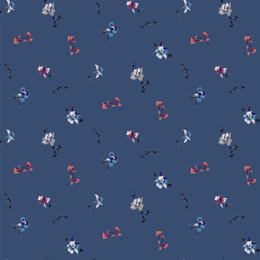 DP-10008-502-DENIM-STEEL-MINT - PRINTED 100% POLY CHELSEA CHIFFON