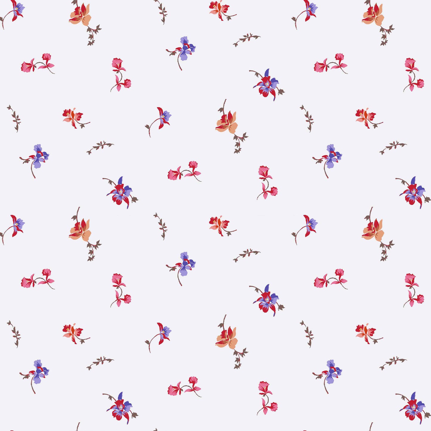 DP-10008-502-OFFWHITE-RED - PRINTED 100% POLY CHELSEA CHIFFON