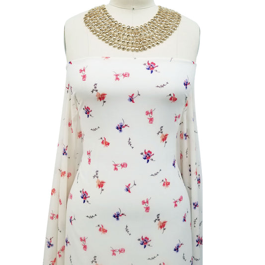 DP-10008-502-OFFWHITE-RED - PRINTED 100% POLY CHELSEA CHIFFON