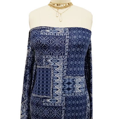 DP-10013-HVY-RJ-NAVY-DENIM - PRINT RSJ 95% RAYON 5% SPANDEX JERSEY