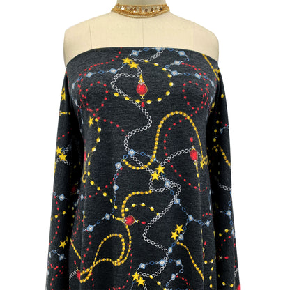 DP-1008-506-BLACK-RUBY - PRINTED FRENCH TERRY 63%POLY  33%RAYON  4% SPANDEX