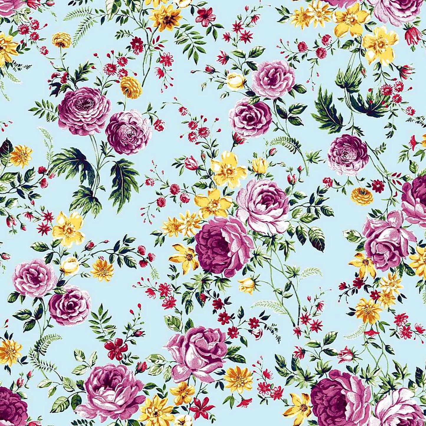 DP-1030-504-MINT-ROSE - PRINTED WOOL DOBBY 100% POLYESTER
