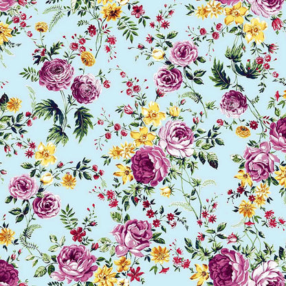 DP-1030-504-MINT-ROSE - PRINTED WOOL DOBBY 100% POLYESTER