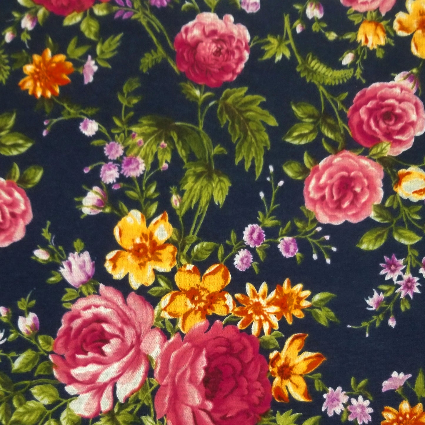 DP-1030-756-HC-NAVY-MAGENTA - PRINTED HACCI BRUSHED 97% POLY 3% SPANDEX