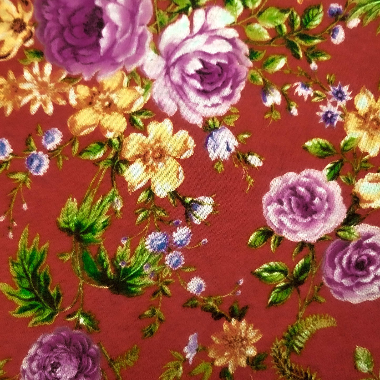 DP-1030-756-HC-RED-BERRY - PRINTED HACCI BRUSHED 97% POLY 3% SPANDEX