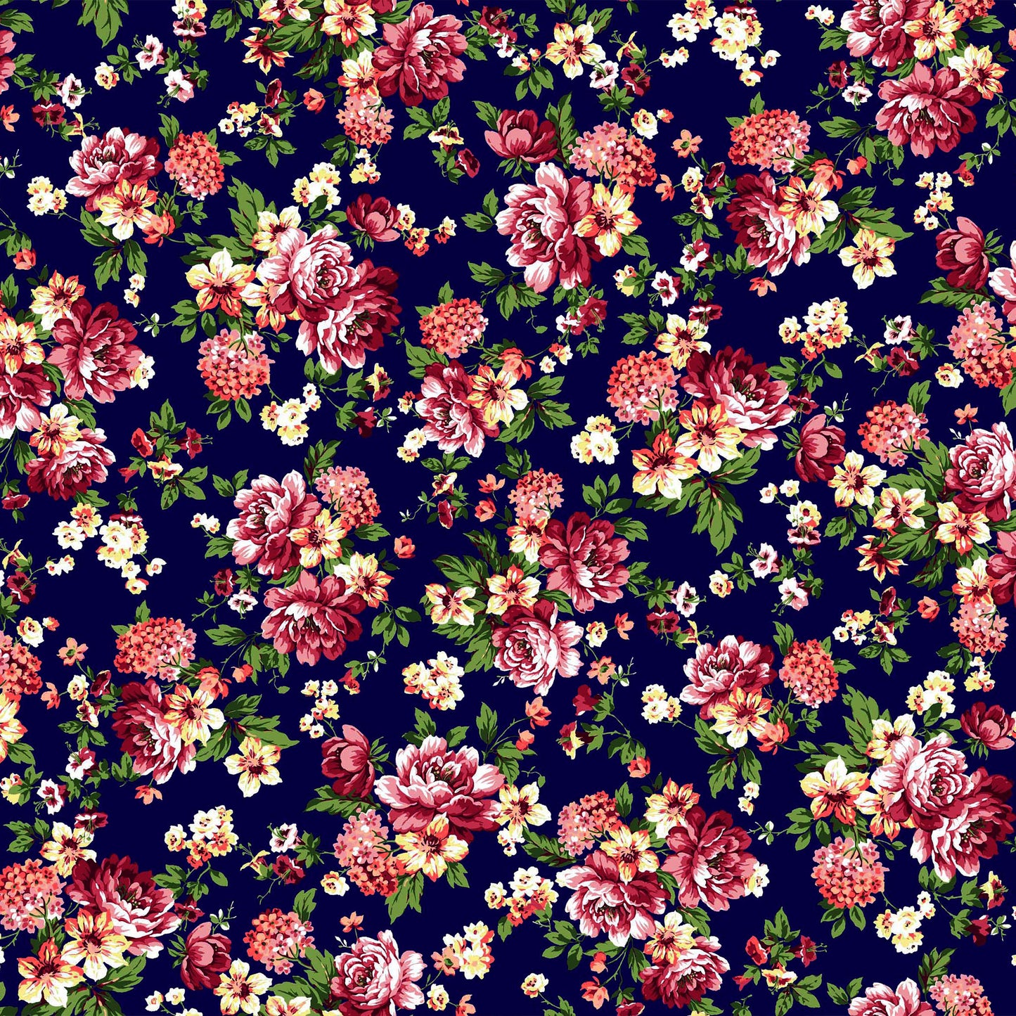 DP-1051-668-NAVY-BERRY - PRINTED DTY 92% POLY 8% SPANDEX DTY DOUBLE SIDED BRUSH