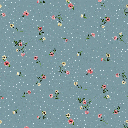 DP-1057-506-MINERAL-BLUE-GUAVA-PRINTED FRENCH TERRY 63%POLY  33%RAYON  4% SPANDEX