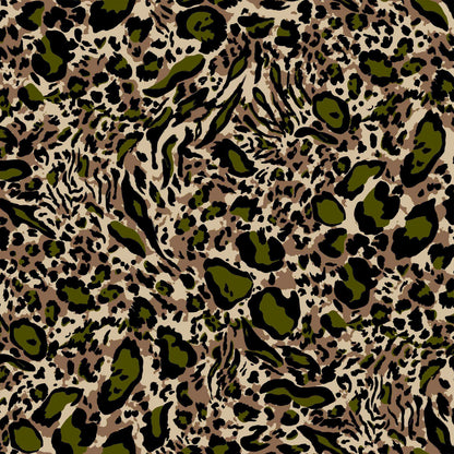 DP-1074-506-NATURAL-OLIVE-PRINTED FRENCH TERRY 63%POLY 33%RAYON 4% SPANDEX