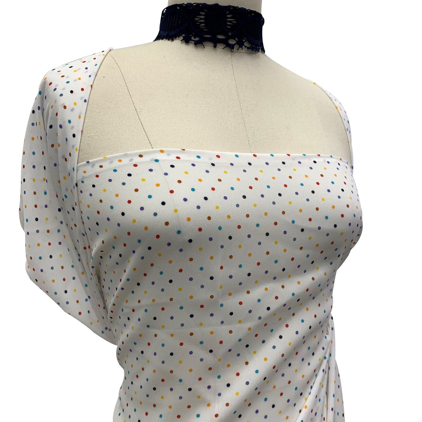 DP-1081-504-OFFWHITE-CAPRI - PRINTED WOOL DOBBY 100% POLYESTER