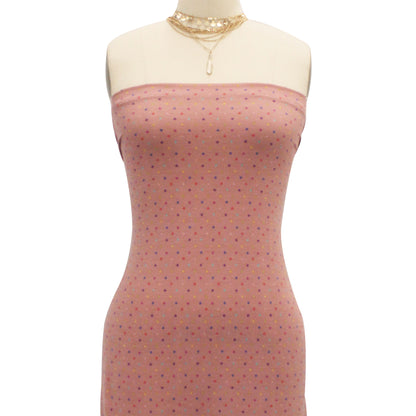 DP-1081-506-ROSE-GOLD-ORANGE-PRINTED FRENCH TERRY 63%POLY 33%RAYON 4% SPANDEX