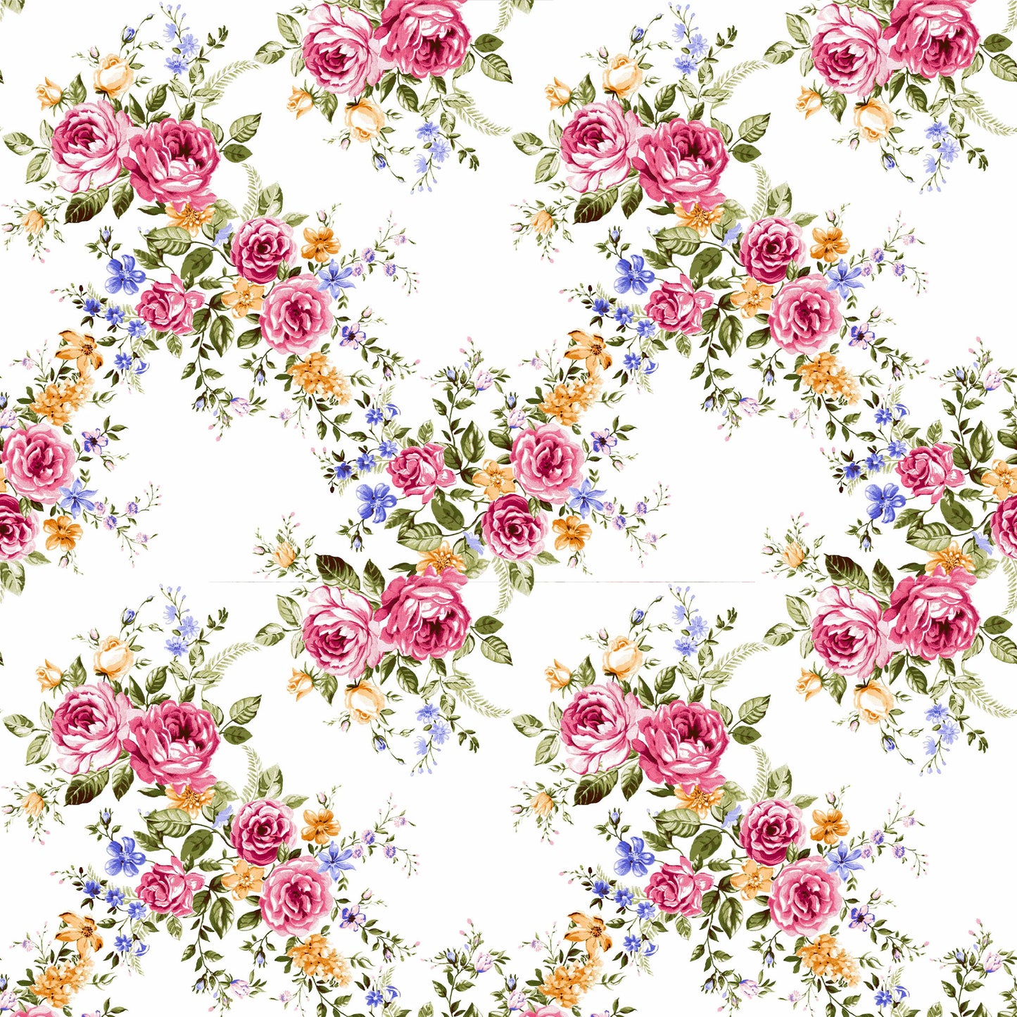 DP-1086-504-OFFWHITE-CORAL - PRINTED WOOL DOBBY 100% POLYESTER