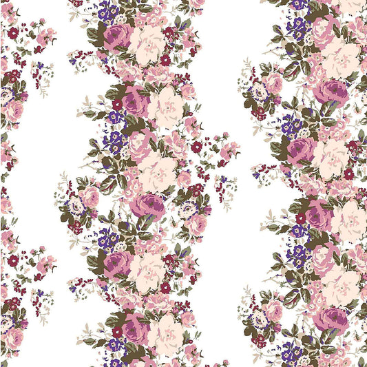 DP-109-NOHELIA-OFFWHITE-ROSE - PRINTED NOHELIA 96%POLY 4%SPANDEX