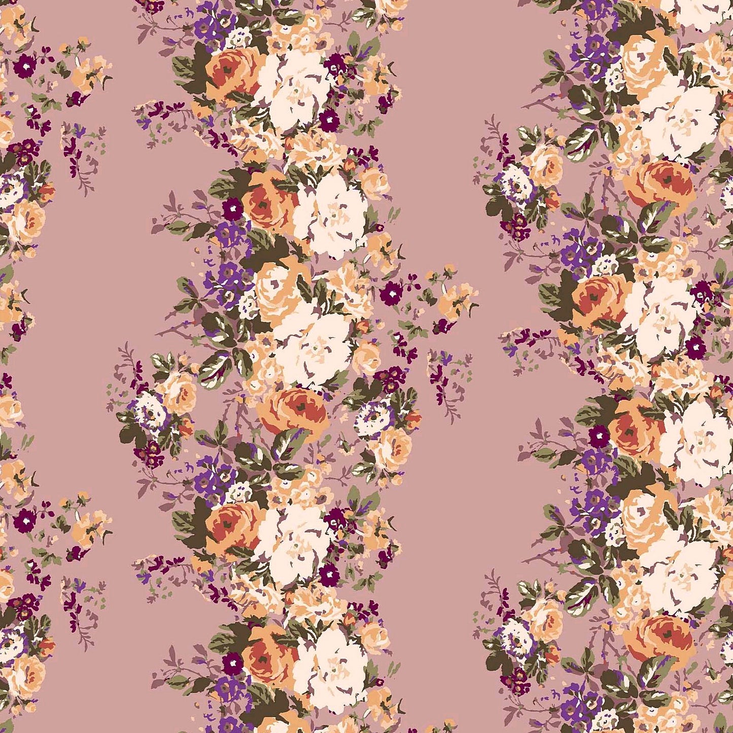 DP-109-NOHELIA-ROSE-GOLD-MANGO - PRINTED NOHELIA 96%POLY 4%SPANDEX