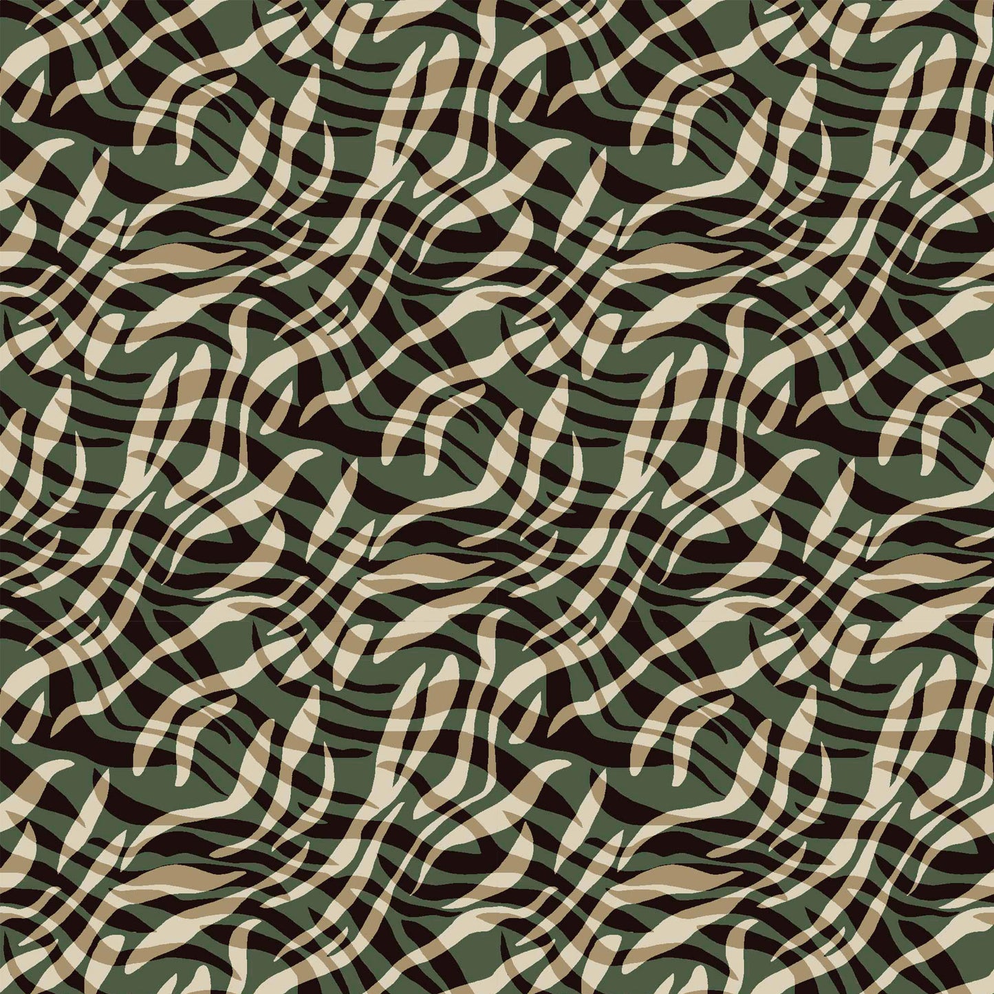 DP-1093-504-ARMY-GREEN-TAUPE - PRINTED WOOL DOBBY 100% POLYESTER