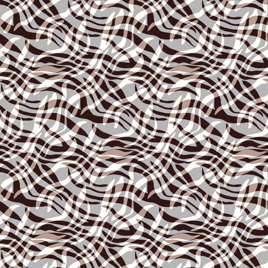 DP-1093-504-SILVER-MISTY-ROSE - PRINTED WOOL DOBBY 100% POLYESTER