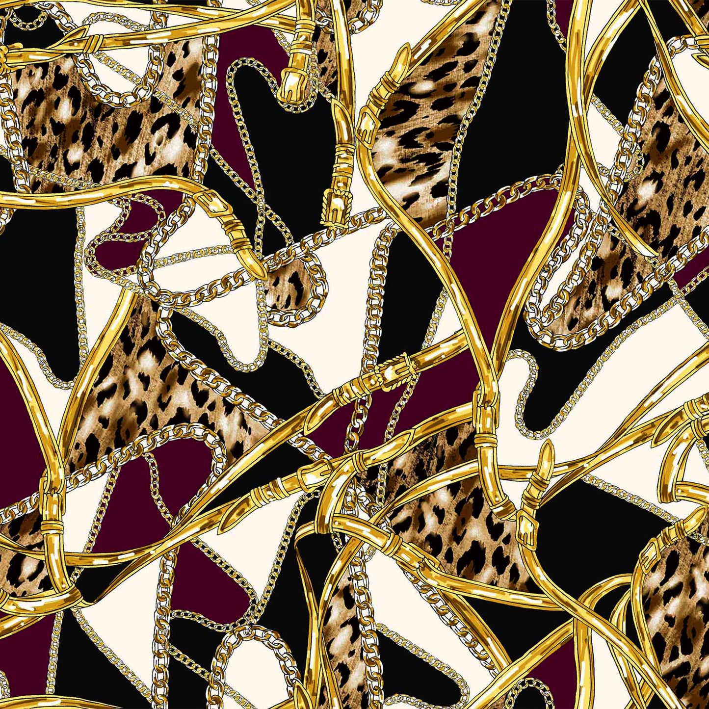 DP-1128-504-BLACK-BURGUNDY - PRINTED WOOL DOBBY 100% POLYESTER